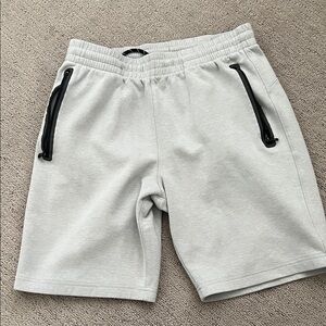 Men's Light Gray Performance Drawstring Shorts